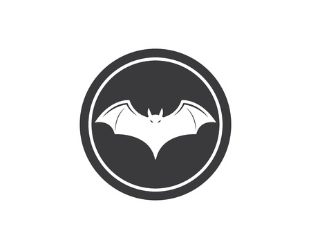 bat ilustration vector icon logo templateのイラスト素材
