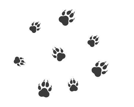 paw logo icon of pet vector templateのイラスト素材