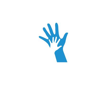 Hand Care Logo Template vector icon Businessのイラスト素材