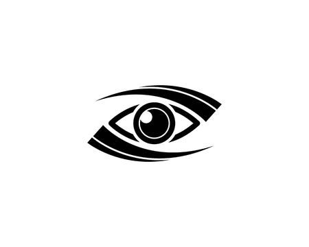 Eye icon Logo vector Template illustrationのイラスト素材
