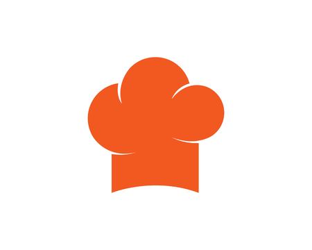hat chef logo template vector illustrationのイラスト素材