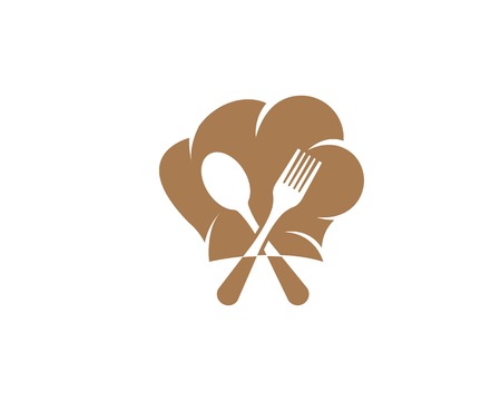 hat chef logo template vector illustrationのイラスト素材