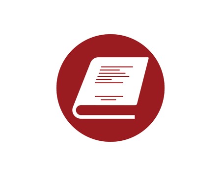 Book Logo Template vector Illustration designのイラスト素材