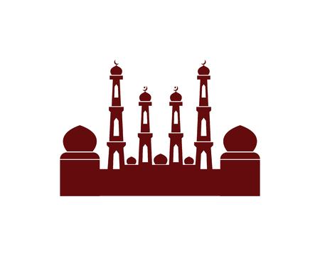 Mosque icon vector templateのイラスト素材