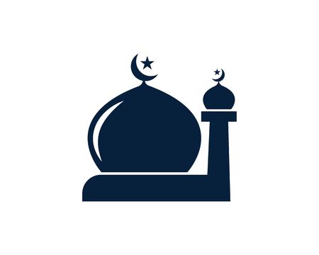 Mosque icon vector templateのイラスト素材
