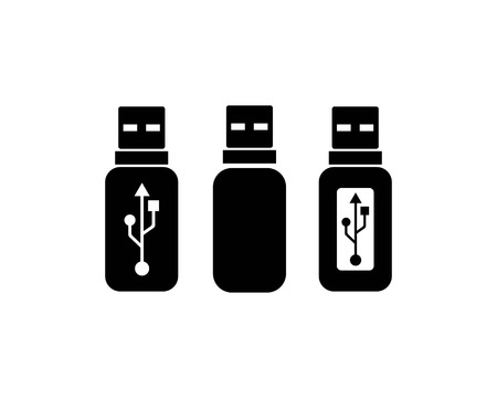usb icon vector illustration templateのイラスト素材