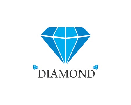 Diamond logo vector icon templateのイラスト素材