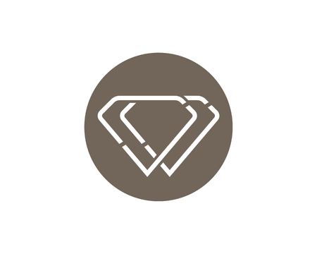 Diamond logo vector icon templateのイラスト素材
