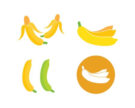 Banana logo vector illustrationのイラスト素材