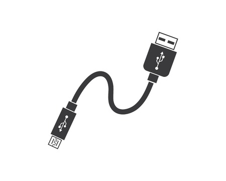 usb icon vector illustration templateのイラスト素材