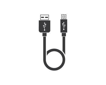 usb icon vector illustration templateのイラスト素材