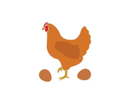 chicken vector illustration designのイラスト素材