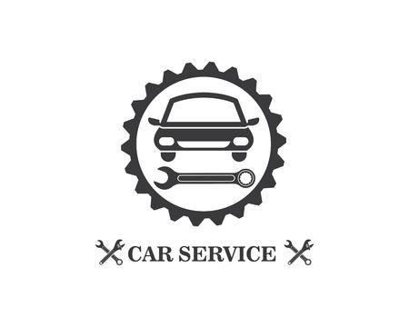 car service logo icon vector illustration templateのイラスト素材