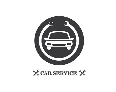 car service logo icon vector illustration templateのイラスト素材