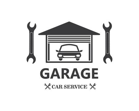 car service logo icon vector template illustration designのイラスト素材