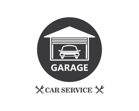 car service logo icon vector template illustration designのイラスト素材