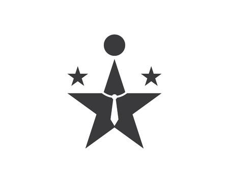 Star Logo Template vector icon illustration designのイラスト素材