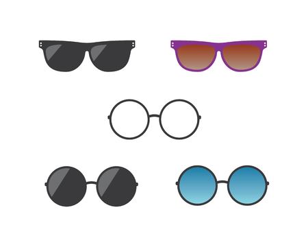 sun glass ilustration vector template illustrationのイラスト素材
