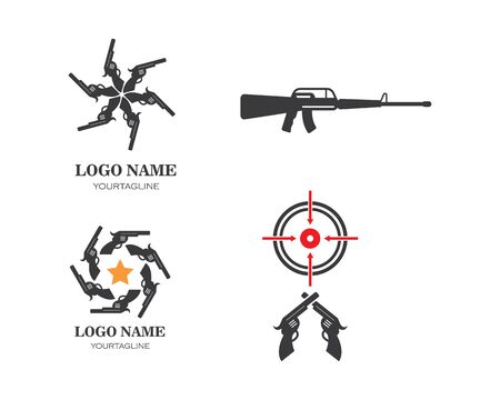 gun target icon vector illustrationのイラスト素材