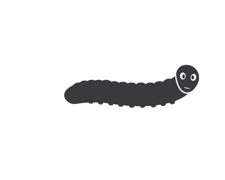 caterpillar logo icon vector illustration design templateのイラスト素材