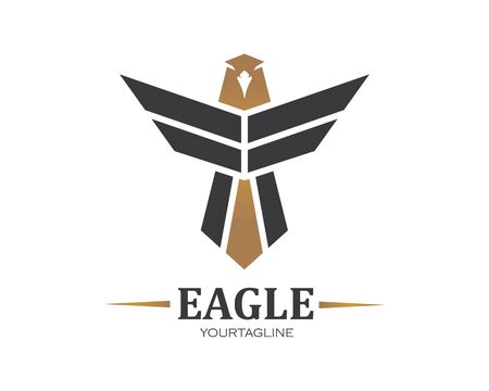 falcon,eagle logo icon vector illustration design templateのイラスト素材