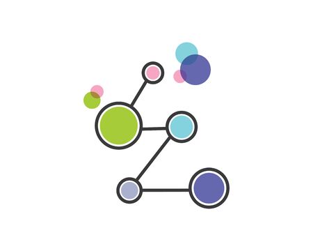 laboratory icon logo vector illustration design templateのイラスト素材