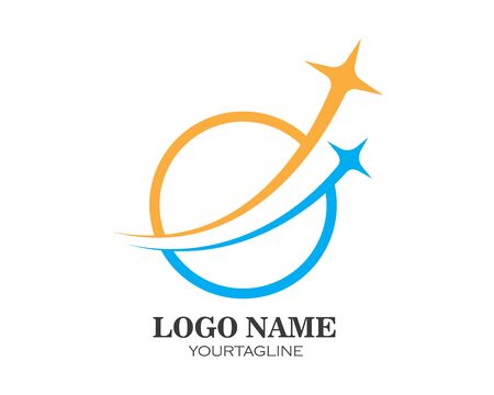 star faster express logo icon vector illustration designのイラスト素材