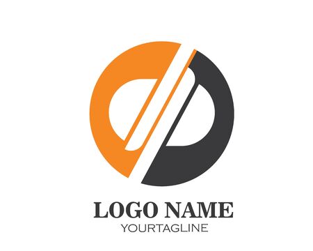 dp letter logo icon illustration vector designのイラスト素材
