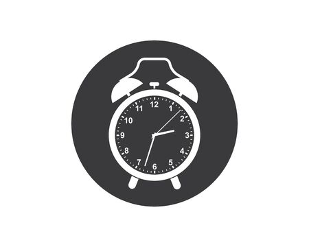 alarm clock  icon illustration design vector templateのイラスト素材