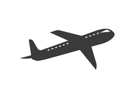 plane logo vector icon illustration design templateのイラスト素材