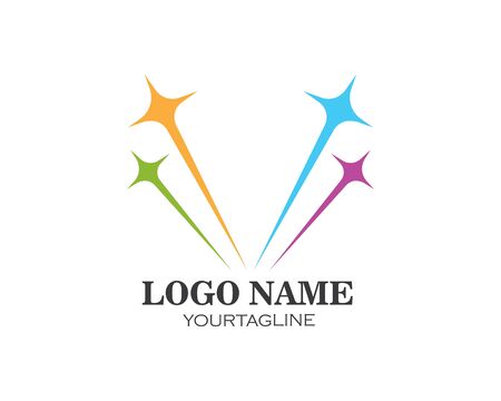 star faster express logo icon vector illustration designのイラスト素材