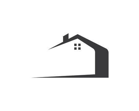 real estate building icon vector template logo illustrationのイラスト素材