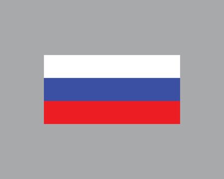 russian flag icon logo vector illustrationのイラスト素材