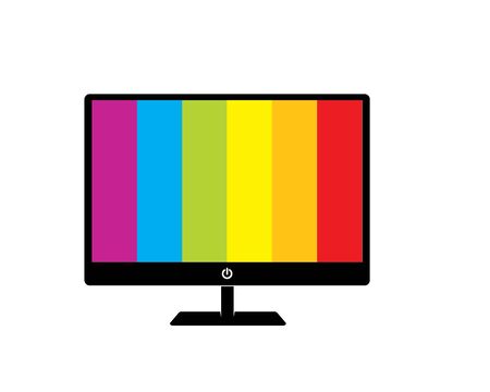television vector illustration designのイラスト素材
