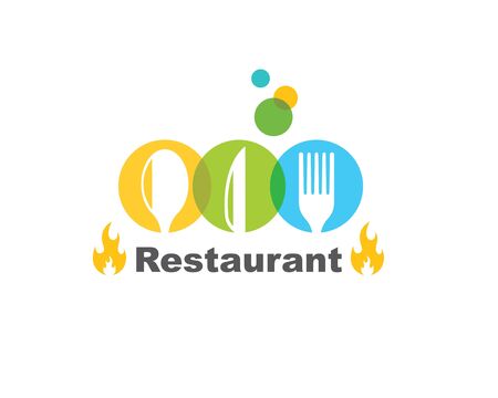 fork,spoon logo icon vector illustration templateのイラスト素材
