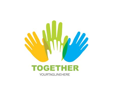 Hand Care Logo Template vector icon Businessのイラスト素材