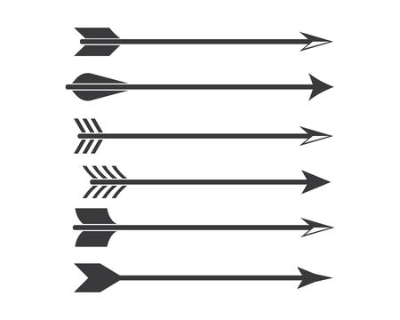 Arrow archery icon vector illustration Logo Template designのイラスト素材