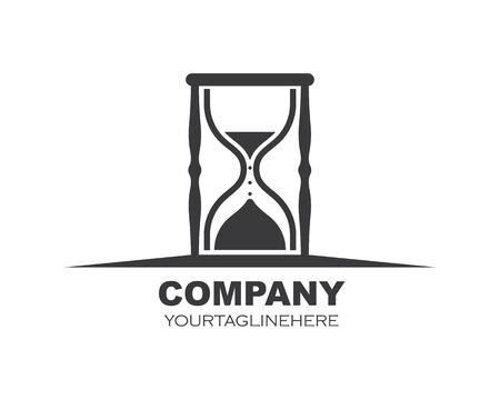 sand clock icon vector illustration design templateのイラスト素材