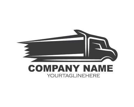truck icon logo vector illustration design templateのイラスト素材