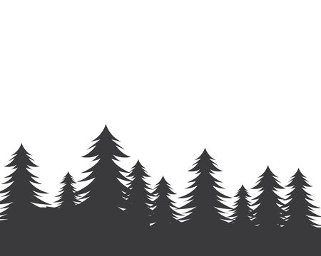 pines tree vector illustration design templateのイラスト素材