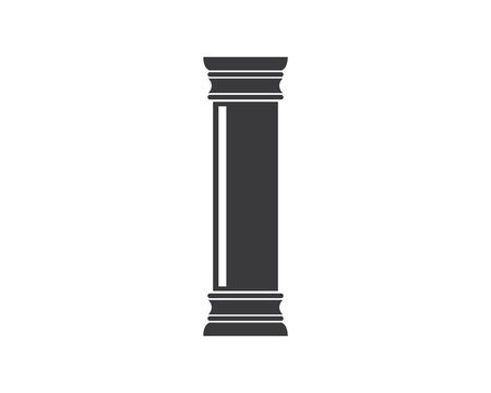 pillar Logo vector Template illustration designのイラスト素材