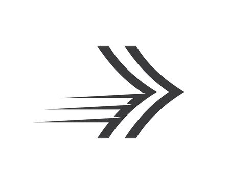 Arrow vector illustration icon Logo of delivery and logistic designのイラスト素材