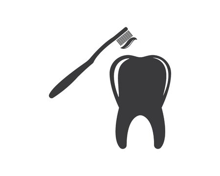 tooth brush vector illustration design templateのイラスト素材