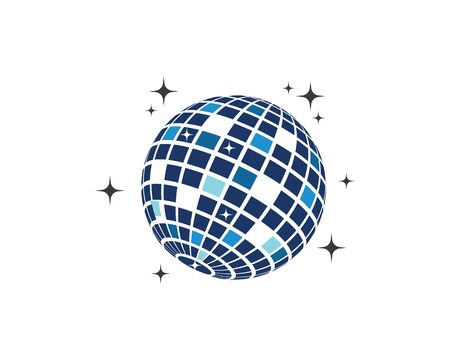disco ball icon vector illustration design templateのイラスト素材