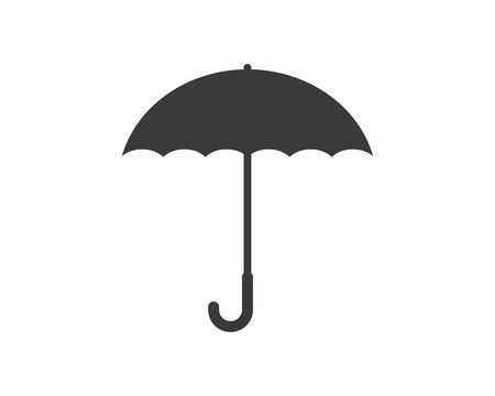 umbrella vector logo icon of insurance property design templateのイラスト素材