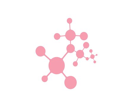 molecule logo vector illustration design templateのイラスト素材