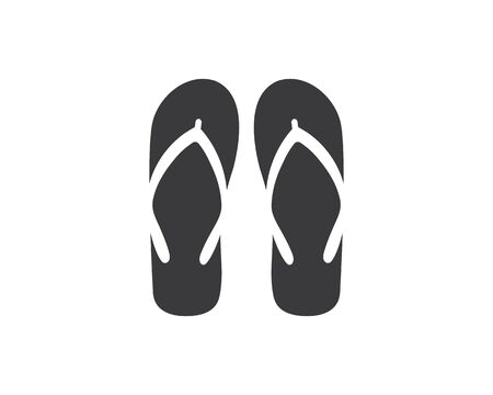 slippers vector icon illustration design templateのイラスト素材