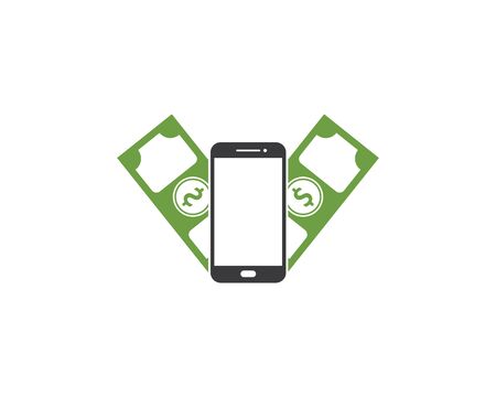 money logo icon vector illustration designのイラスト素材