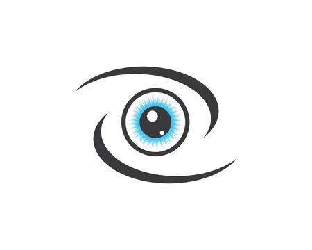 optical eye icon Logo vector Template illustration designのイラスト素材