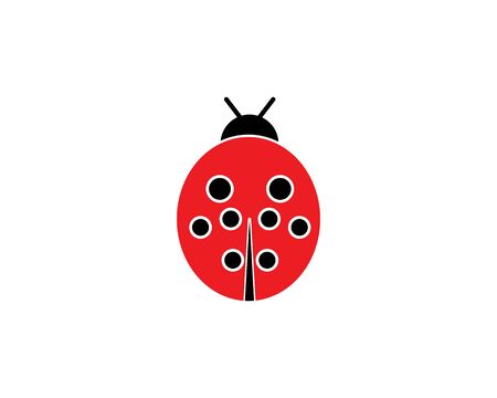 ladybug vector icon illustration design templateのイラスト素材